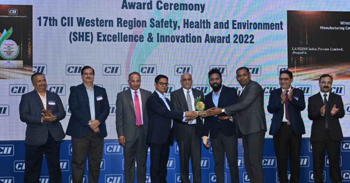 LANXESS India wins the prestigious CII Western Region SHE Excellence & Innovation Award 2022